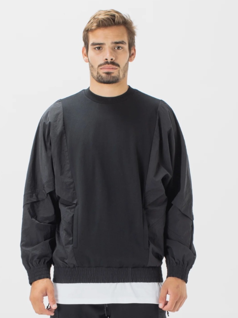 The ZANEROBE Track Lowgo Crew Sweat in Black Size Small